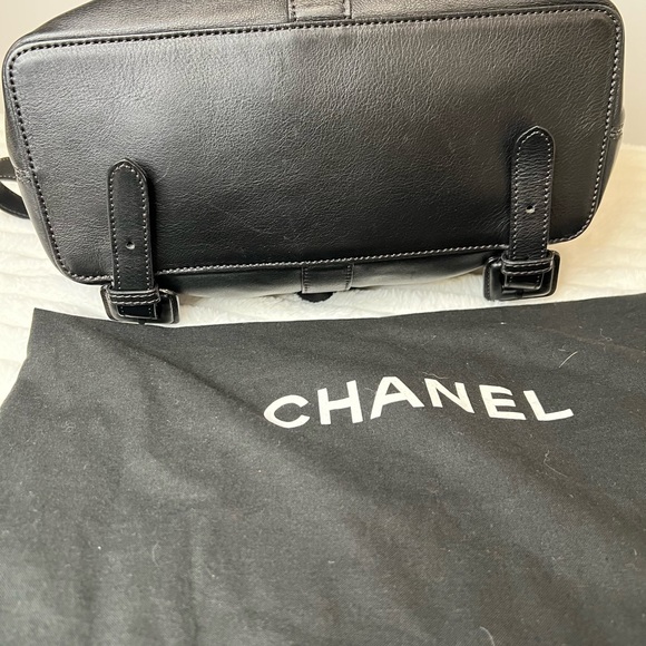 💯💎Authentic💎 CHANEL CC Turnlock Lambskin Leather Backpack - Picture 7 of 14
